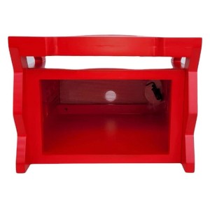 DEEJAYLED 1 DIN + 2 EQ RED WOODEN CASE TBH1DIN2EQRED - 1 of 1