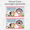 Big Dot of Happiness Girl Farm Animals - Pink Barnyard Baby Shower or Birthday Party Game Scratch Off Cards - 22 Count - 3 of 4