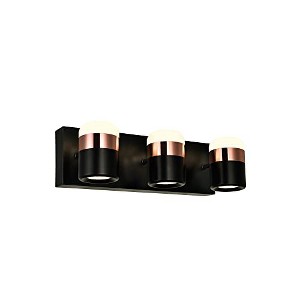 CWI Lighting Moxie LED Vanity Light With Black Finish - 1 of 4