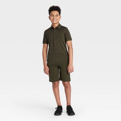 olive green golf shirt