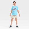 Boys' Short Sleeve 'Varsity Baseball' Graphic T-Shirt - Cat & Jack™ Blue - 4 of 4