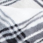 black/ white plaid
