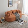 Okak Modern Memory Foam 2-Seater Sofa Couch with Pillows,Chenille Deep Seat Loveseats for Living Room, Bedroom, Apartment - 2 of 4