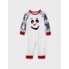 PATPAT Matching Family Christmas Onesie Pajamas C Holiday Hooded Jumpsuit Sleepwear PJs Couples Xmas Loungewear with Socks - 2 of 4