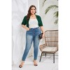 Coolmee Plus Size Shrugs for Women Cropped Cardigan Knit Short Sleeve Sweaters Open Front Bolero - 3 of 4