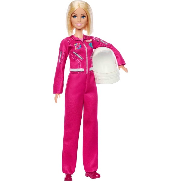 Muñeca Barbie Carreras Astronauta y Accesorios, Muñeca de Moda con Traje Espacial Removible y Casco 4
