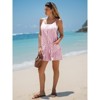 EXLURA Women's Summer Casual Sleeveless Striped Rompers Loose Spaghetti Strap Overalls 2025 Jumpsuits Vacation Beach Outfits - 2 of 4
