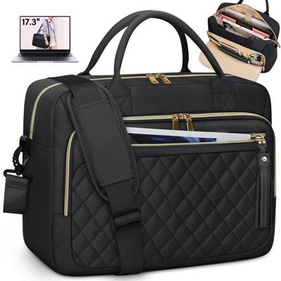 Volleyball Pattern Laptop Backpack - Black Orange Waterproof Nylon Shoulder Bag