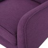 Sapphtopaz Tufted Accent Chair Modern Bedroom Chair Comfy Chairs with Button Tufts and Wood Legs Accent Chairs for Living Room, Bedroom - 4 of 4