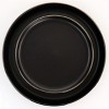 Elama Paul 16 Piece Stoneware Dinnerware Set in Matte Black with Gold Rim - 4 of 4