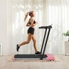 Electric Folding Treadmill with LED Display for Walking, Jogging & Running, Adjustable Speed up to 7.5MPH, Easy Storage - 2 of 4