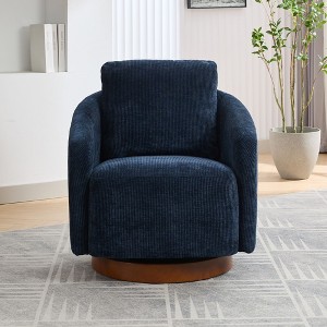 NicBex Accent Chair Swivel Barrel Chair 360 Degree Comfy Chair Sofa Chair Lounge Chair Armchair for Living Room�Bedroom - 1 of 4