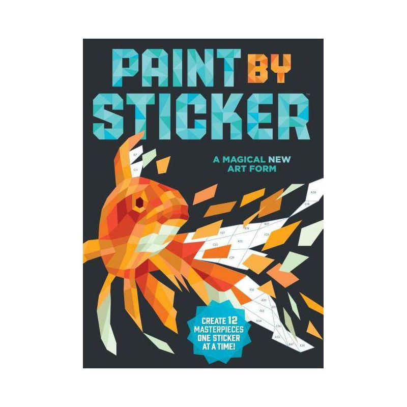 Paint by Sticker Adult Coloring Book: Create 12 Masterpieces One Sticker at a Time! by Workman Publishing (Paperback), 1 of 2