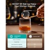 HiCOZY Clear Ice Ball Maker Sphere Ice Mchine, 2 Pcs/Hour, 40 Pcs/Day, for Cocktails Whiskey - 2 of 4