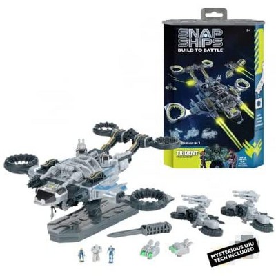 PlayMonster Snap Ships Trident ST-33 Gunship, Custom Building and Battle Play, Ages 8+, Building Set