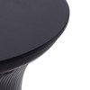 Cassandra Glass Flared Side Table Midnight Blue 13"W x 13"D x 15"H - 4 of 4