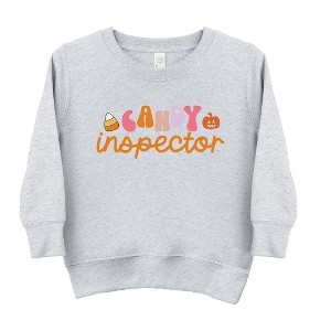 The Juniper Shop Candy Inspector Colorful Toddler Graphic Sweatshirt - 1 of 3