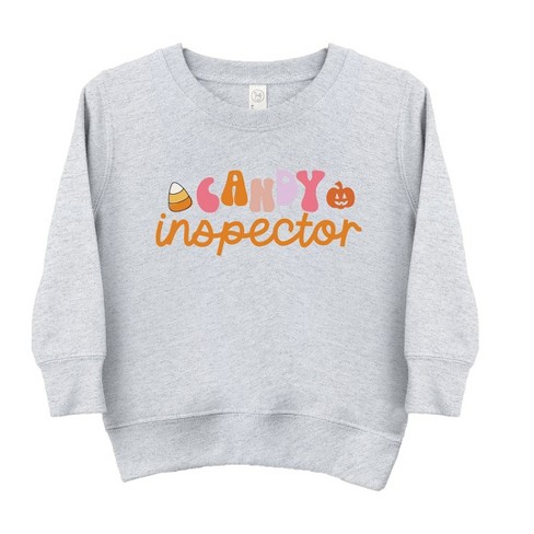 The Juniper Shop Candy Inspector Colorful Toddler Graphic Sweatshirt - image 1 of 3