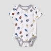 Baby Boys' 2pk Star Wars Romper Set - Heather Gray - 4 of 4