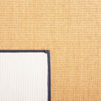 Natural & Gray Handmade Wool Cotton Silk 6' x 9' Area Rug