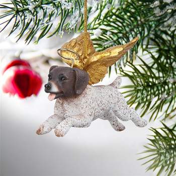 Design Toscano Honor The Pooch: White Poodle Holiday Dog Angel Ornament :  Target