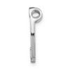 Black Bow Jewelry 14k White Gold Horseshoe Chain Slide Pendant, 15mm (9/16 inch) - 2 of 4