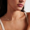 14K Gold Plated Beaded Choker - Boho Charm Necklace for Women, Summer Layering Jewelry - 3 of 4