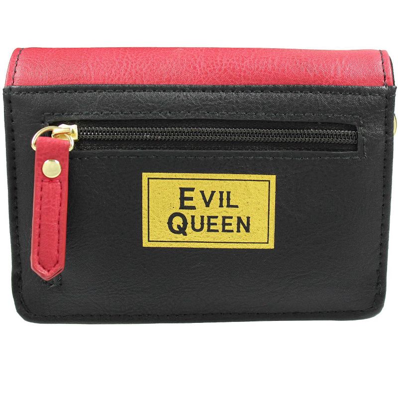Disney Villains Evil Queen Coin Purse Wallet Snow White Black, 2 of 5
