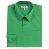 Gioberti Boy's Long Sleeve Dress Shirt and Plaid Tie Accessories Set - 2 of 4