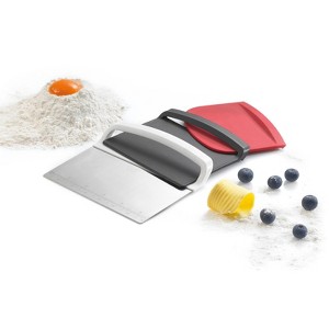 Kuchenprofi Scraper 3 Pc Set: Dough Cutter, Curved Edge And Flat Edge Scraper - 1 of 4