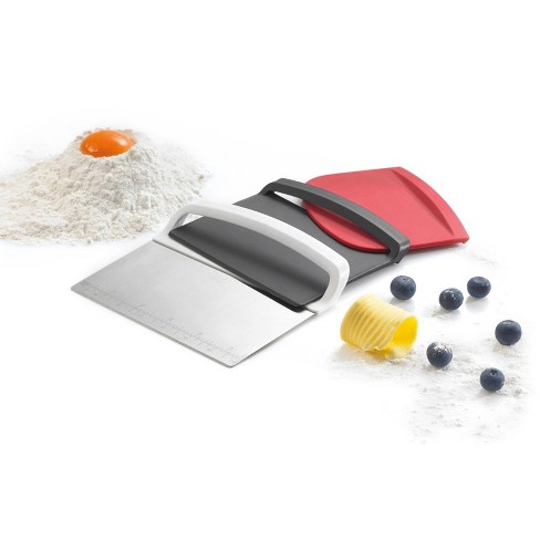 Kuchenprofi Scraper 3 Pc Set: Dough Cutter, Curved Edge And Flat Edge Scraper - image 1 of 4