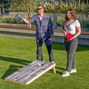 GoSports 4 x 2 ft Regulation Size Wood Cornhole Board Set - 2 Boards, 8 Bean Bags, Carrying Case and Game Rules - 1 of 4