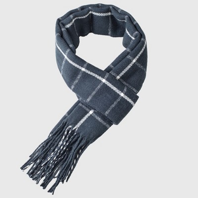 Alpine Swiss Mens Plaid Scarf Softer Than Cashmere Scarves Winter Shawl