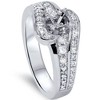 Pompeii3 1/3ct Diamond Engagement Setting 14K White Gold - 3 of 4