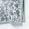 4pk Cotton Floral Napkins Blue - Threshold™ designed with Studio McGee - image 3 of 4