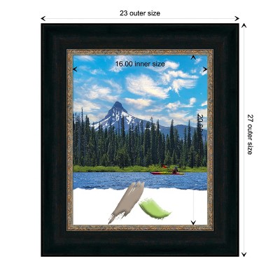 Paragon Bronze 16x20 Polystyrene Picture Frame
