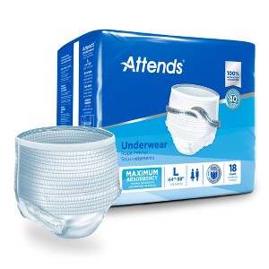 Attends Disposable Underwear, Heavy - 1 of 3