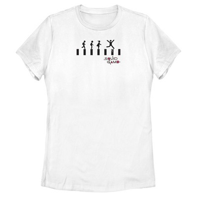 Women's Squid Game Stick Figures T-Shirt