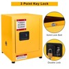 17" x 17" x 22" Galvanized Steel Safety Cabinet - Industrial-Grade Flammable Storage with Adjustable Shelf - 4 of 4
