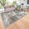 Gertmenian Kielo Bonty Modern Abstract Gray Taupe Ivory Indoor Polyester Area Rug - 2 of 4