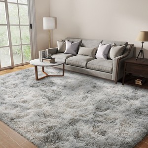 LOVEVOOK 9x12 Feet Large Area Rugs for Living Room Bedroom, Fluffy Shag Rugs, Modern Indoor Floor Carpet for Home Decor Aesthetic - 1 of 4
