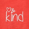 Dalix Be Kind Embroidered Cotton Relaxed Fit Short Sleeve Crewneck Tee Shirt Women - 4 of 4
