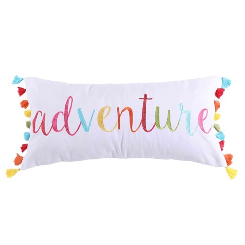 Levtex Home Beach Happy Place Pillow - White