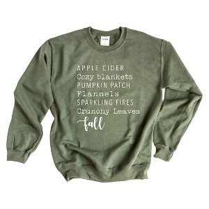 Simply Sage Market Women's Graphic Sweatshirt Fall Words - 1 of 2