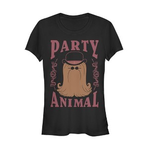 Juniors Womens Addams Family Cousin Itt Party Animal T-Shirt - 1 of 3