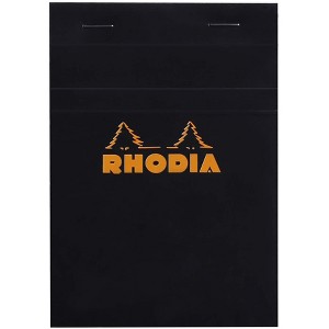 Rhodia Staplebound Notepad - Graph 80 sheets - 4 x 6 - Black cover - 1 of 4