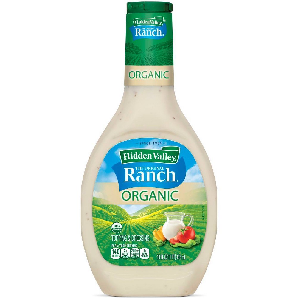 UPC 071100286540 product image for Hidden Valley Original Ranch Organic Salad Dressing & Topping - Gluten Free - 16 | upcitemdb.com