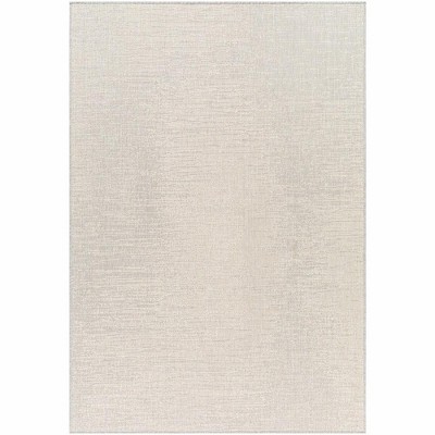 Mark & Day Yashira 6'7"x9' Rectangle Woven Indoor and Outdoor Area Rugs Light Gray/Beige: Modern Ombre Design, Stain-Resistant, Pet Friendly