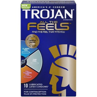 Trojan All the Feels Condoms - 10ct