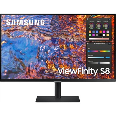 Manufacturer Refurbished Samsung ViewFinity S8 32" 4K (3840x2160) 4ms IPS FreeSync Monitor, Black